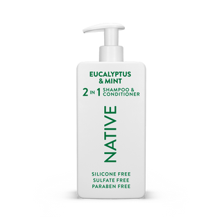 Front of Eucalyptus & Mint Scalp Refreshing 2-in-1 Shampoo and Conditioner bottle