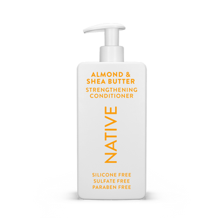 Front of Native Almond & Shea Butter Strengthening Conditioner bottle