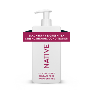 Front of Native Blackberry & Green Tea Strengthening Conditioner bottle