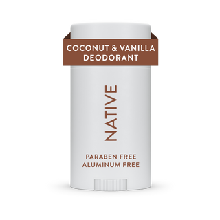 Native Coconut & Vanilla deodorant, aluminum-free and paraben-free, 2.65 oz stick