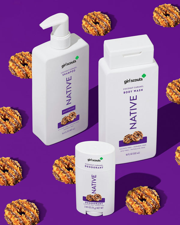 Three different Native Girl Scout products