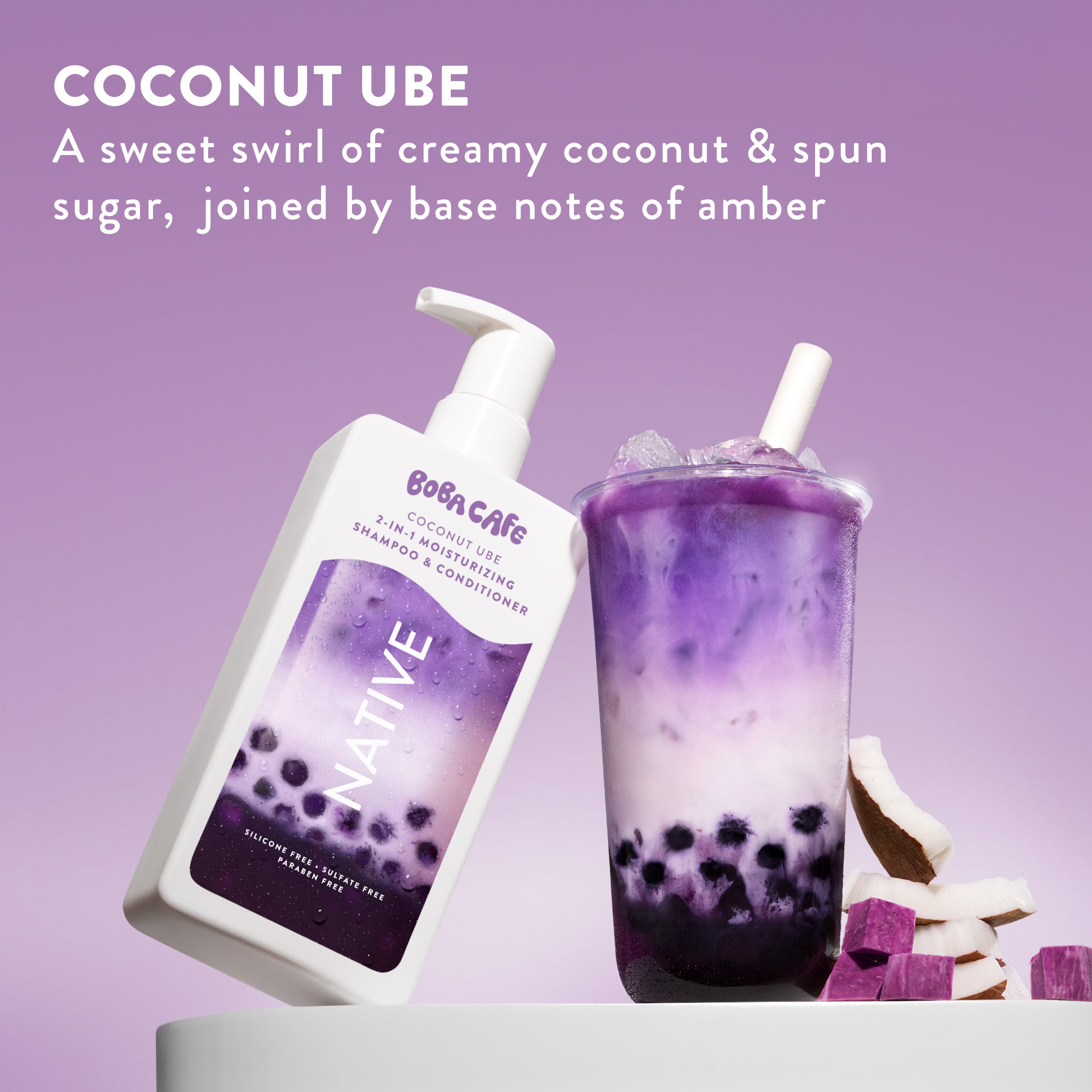 ◯ シナリー化粧品①HSシャンプー②リコットII③A1石鹸 新品未使用 Native Moisturizing 2-in-1 Shampoo Conditioner | Coconut Ube