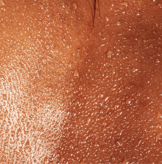 Close-up of moisturized skin
