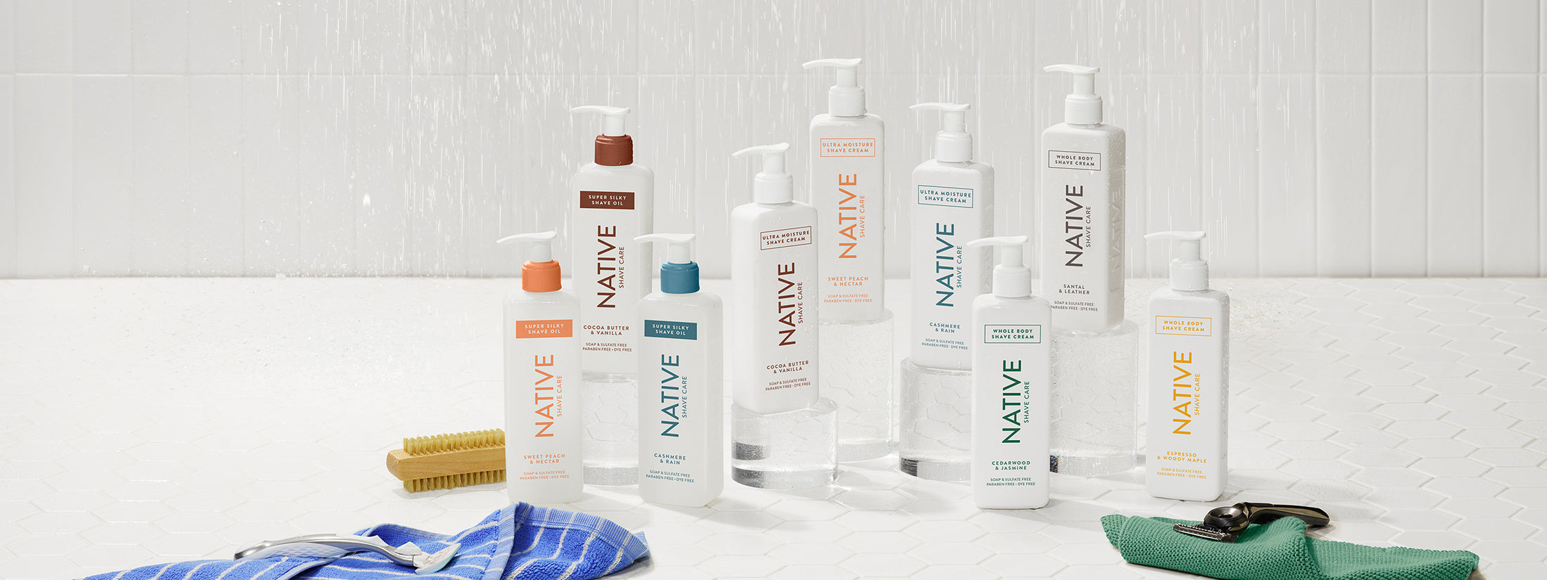 Shave creams and oils