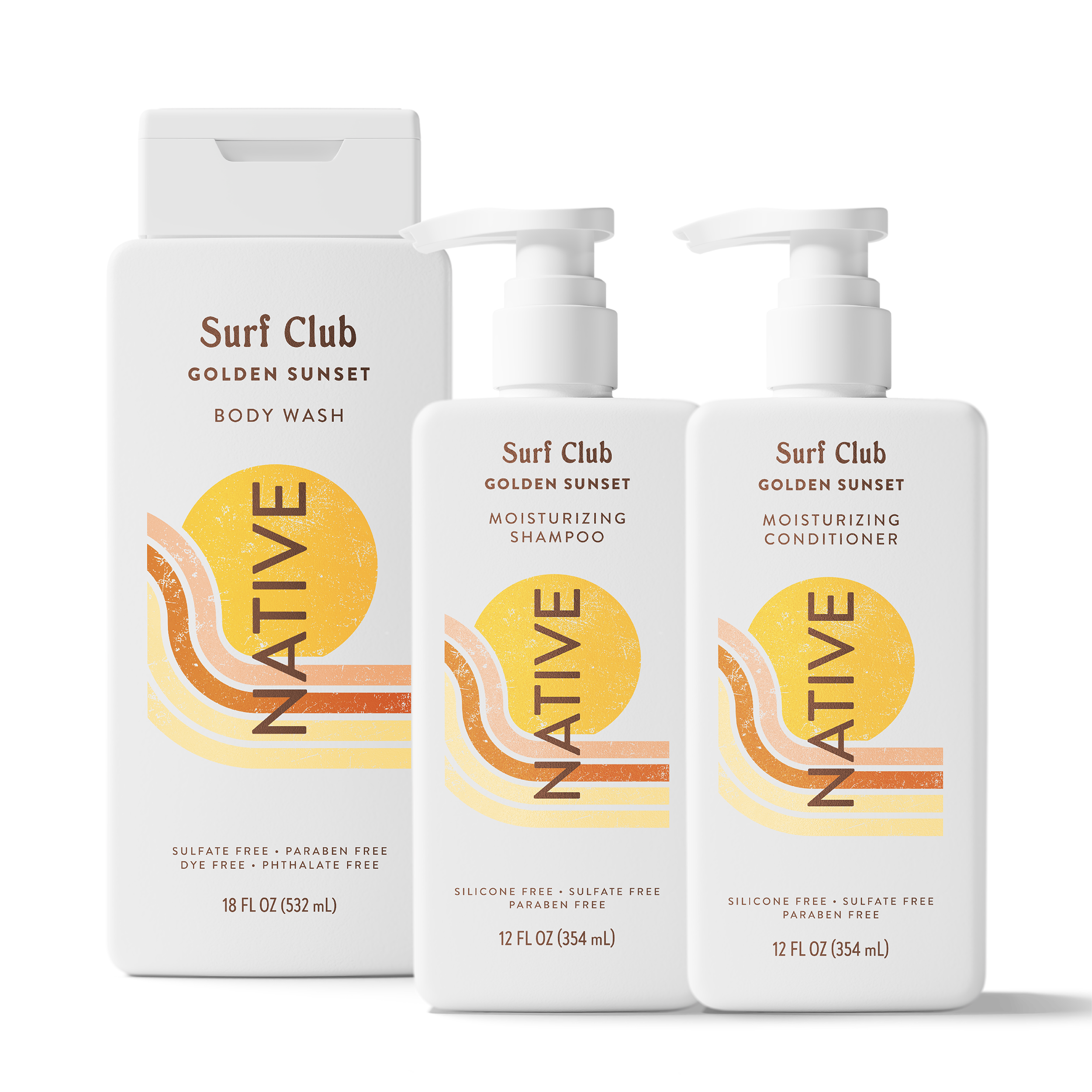 エヌエーシー　ナック　ESSENCE SHOWER premium Native Bundle Shower Essentials Trio | Golden Sunset