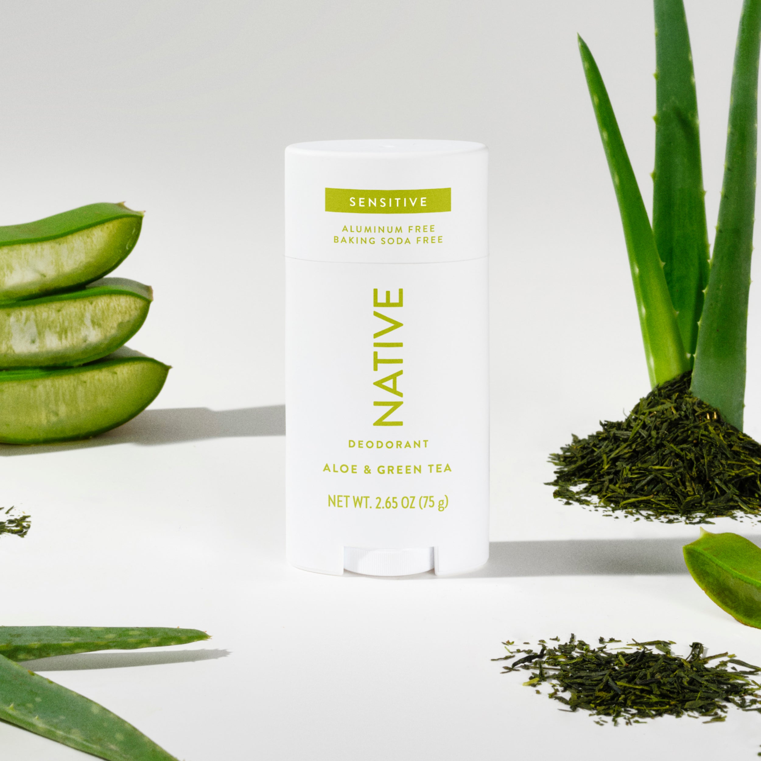 Native Sensitive Deodorant Aloe & Green Tea - 2.65oz