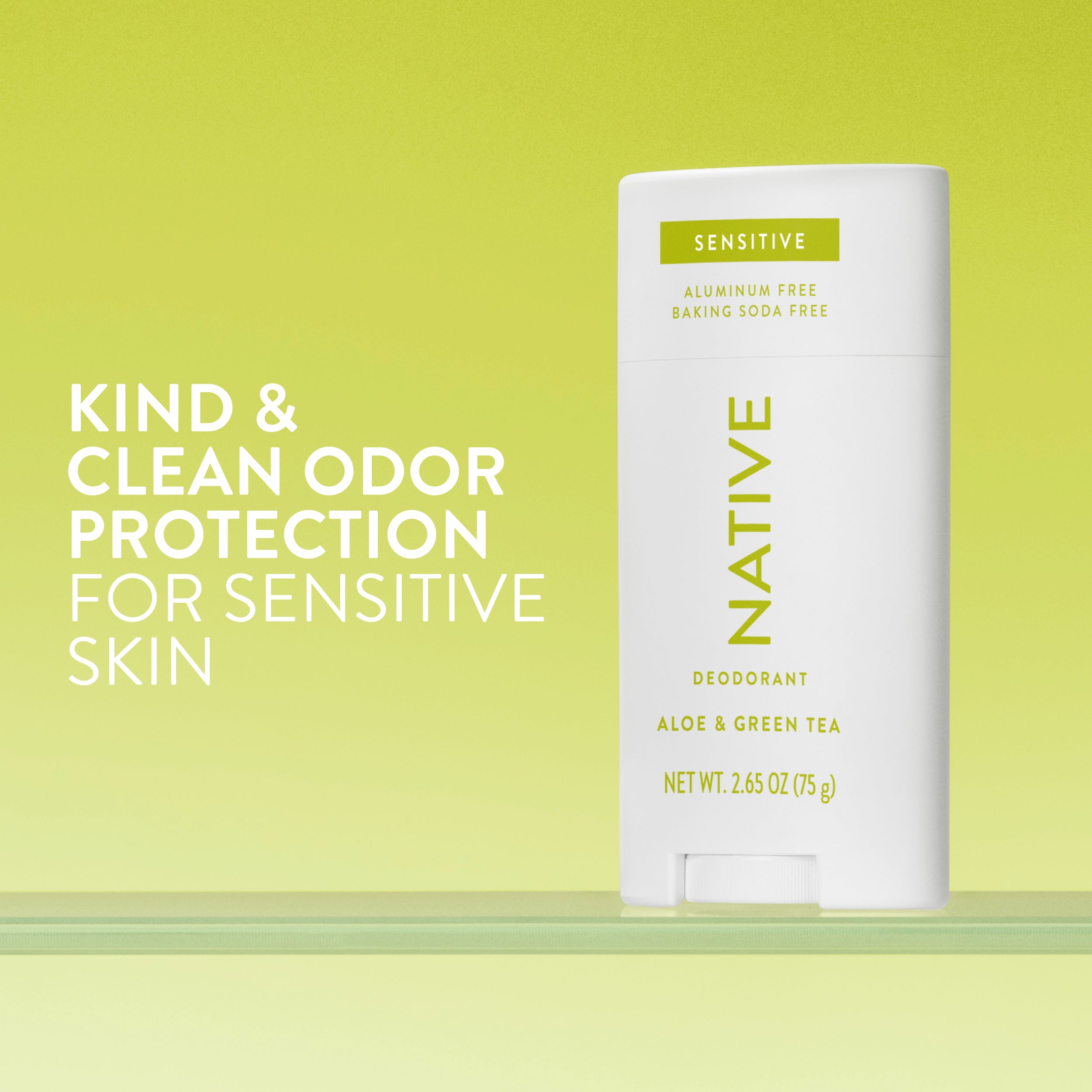 aloe green tea Sensitive Deodorant Stick