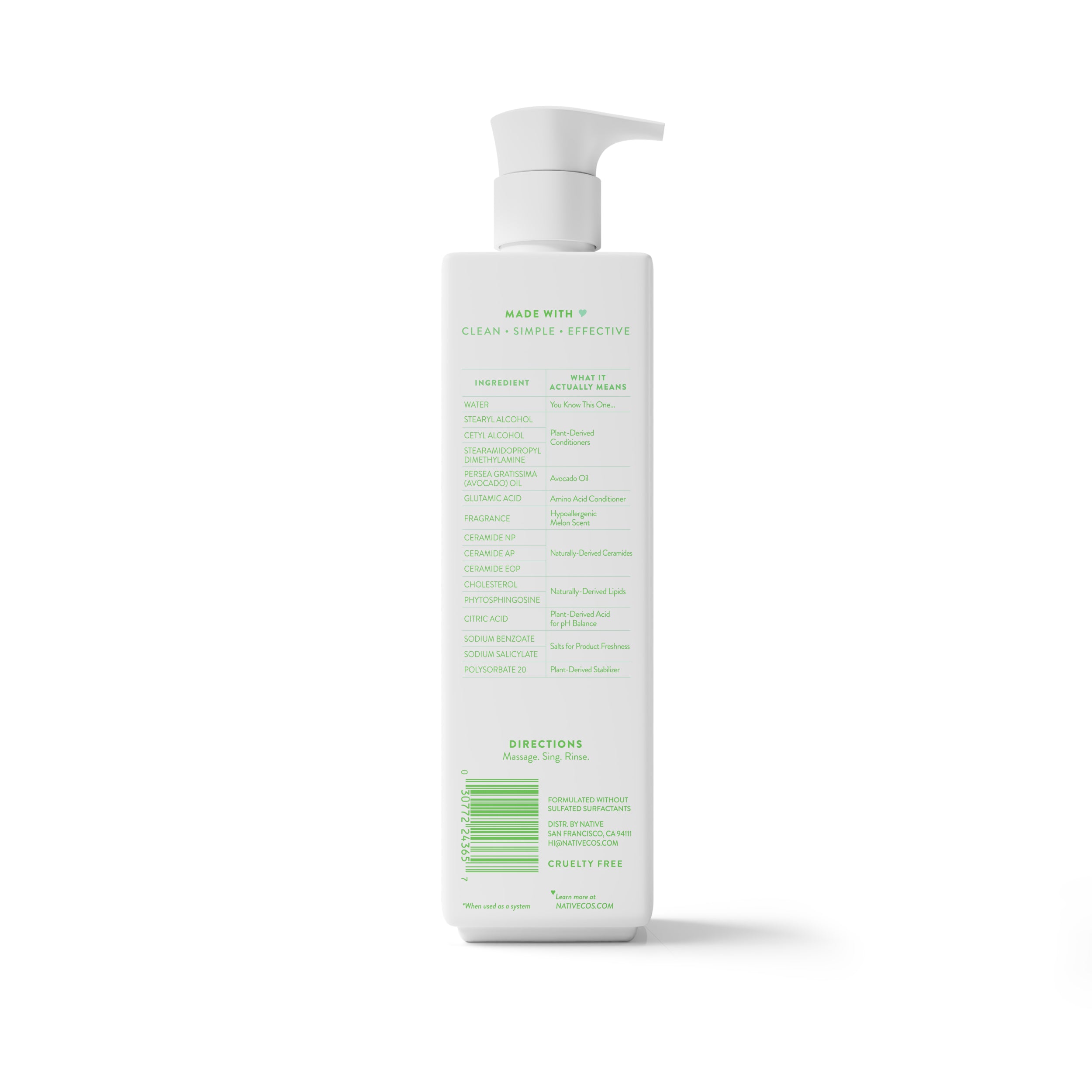 Native Bundle Shower Essentials Trio | Sensitive Series Bare Melon