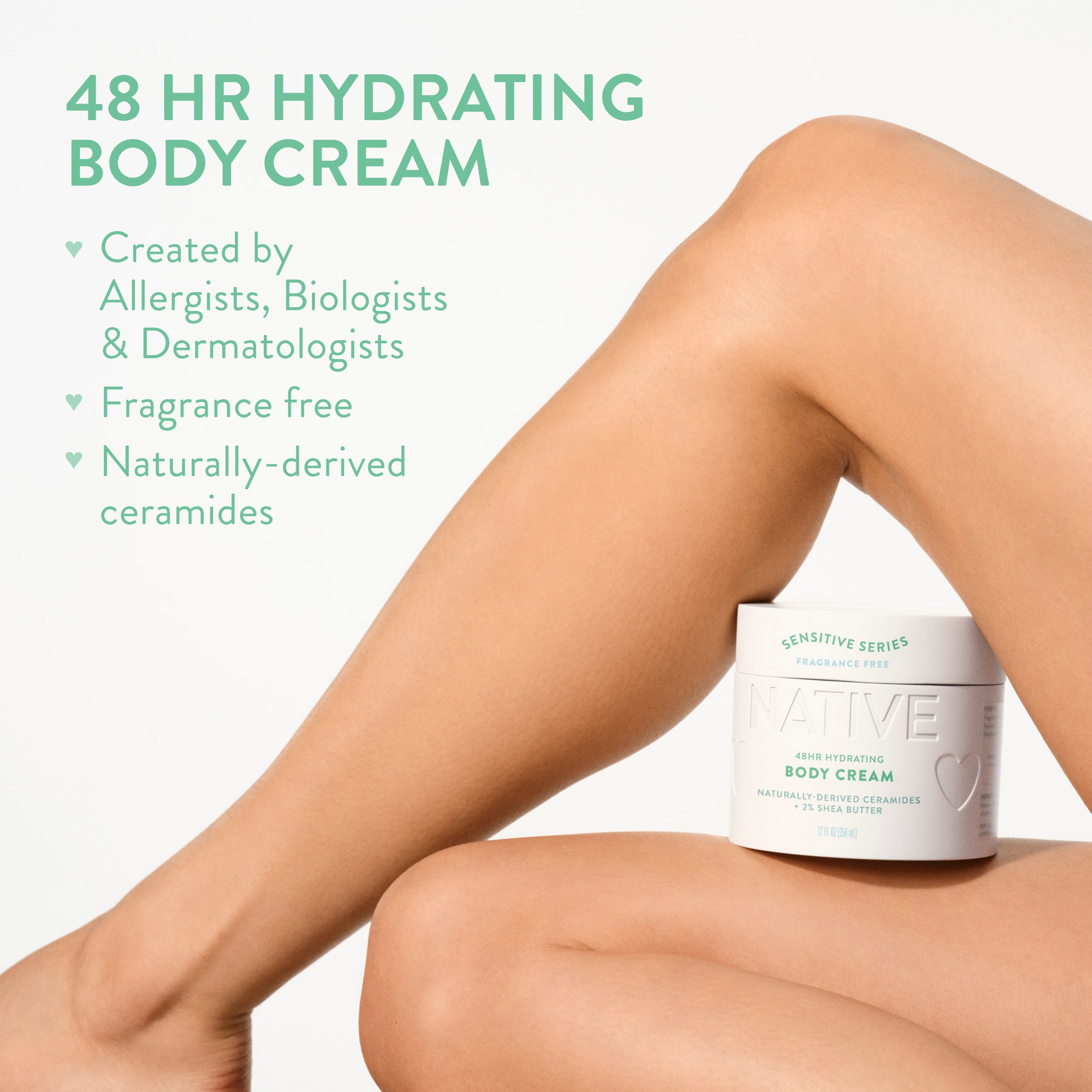Native Sensitive Cream | Hydrating Unscented | Native