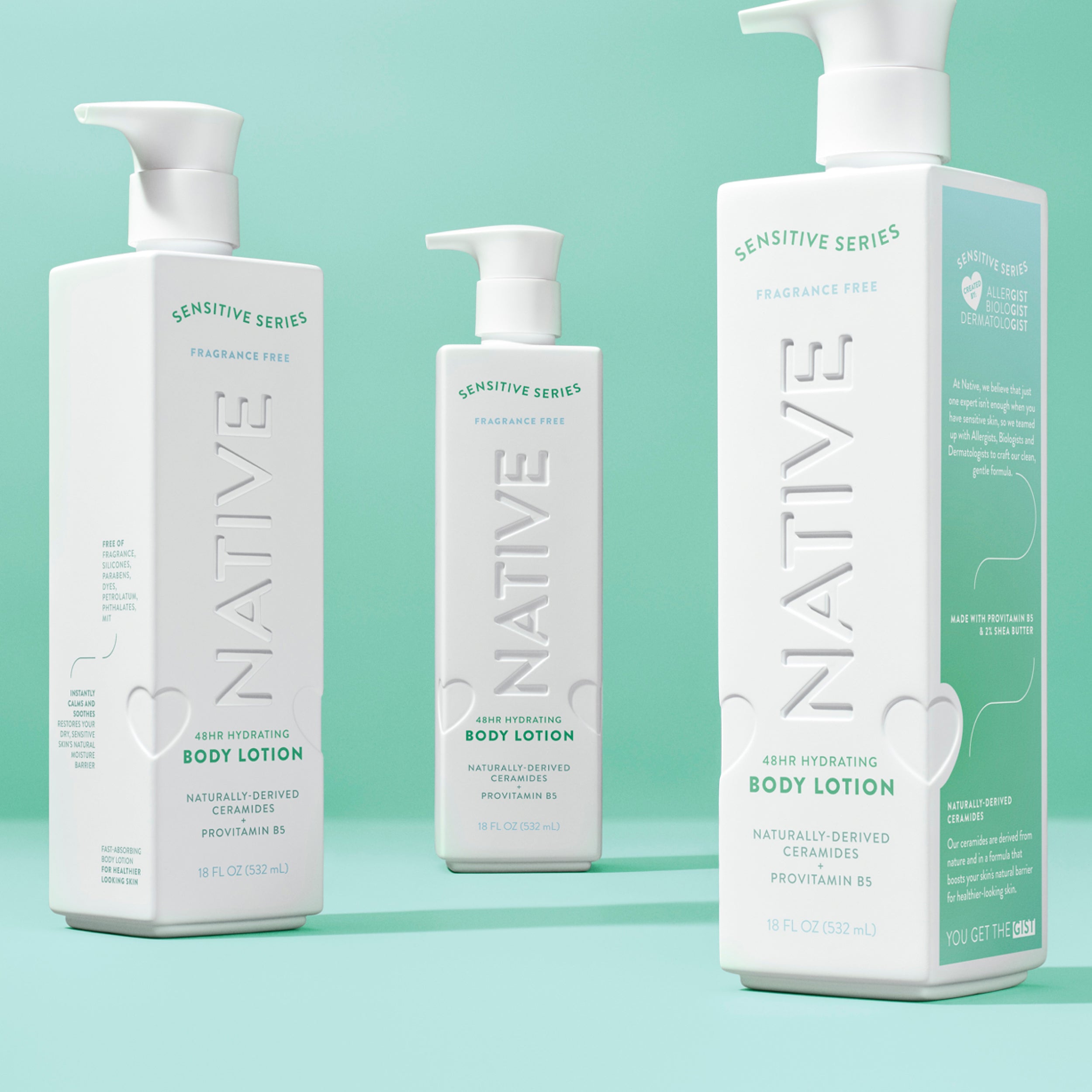 Native Sensitive Lotion | Hydrating Unscented