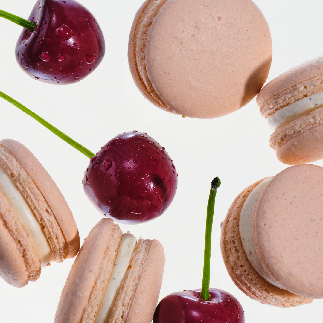 Cherry & Vanilla Macaron