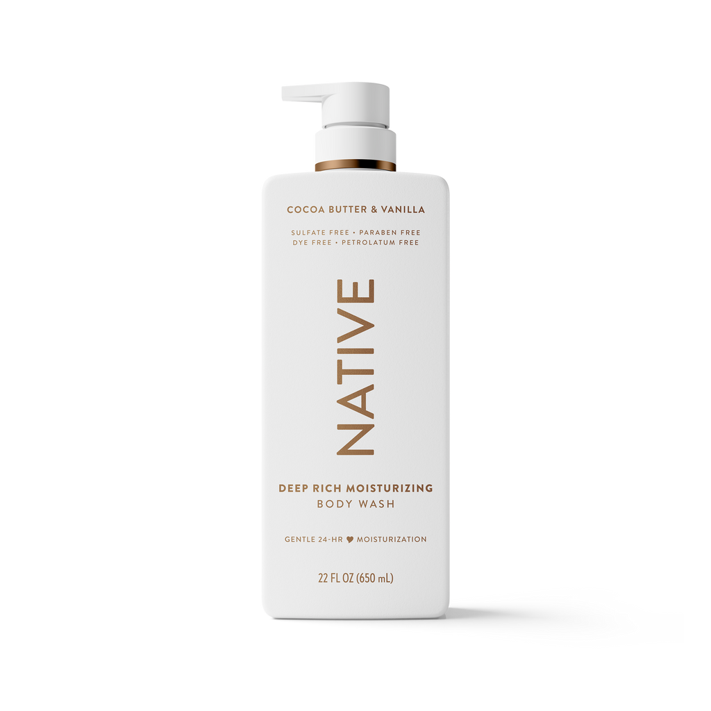 Native Moisturizing Body Wash | Cocoa Butter & Vanilla
