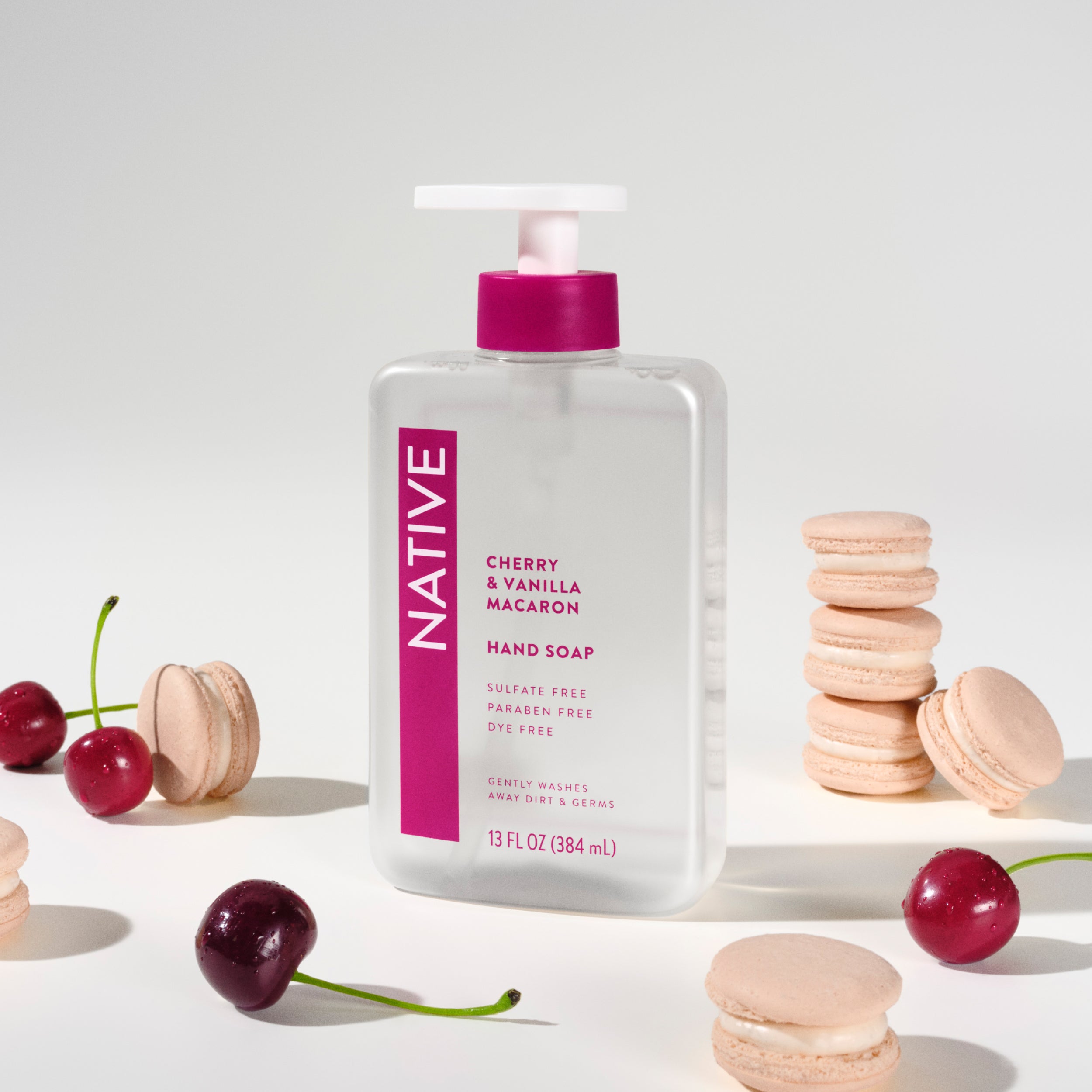 Cherry & Vanilla Macaron Liquid Hand Soap | Native
