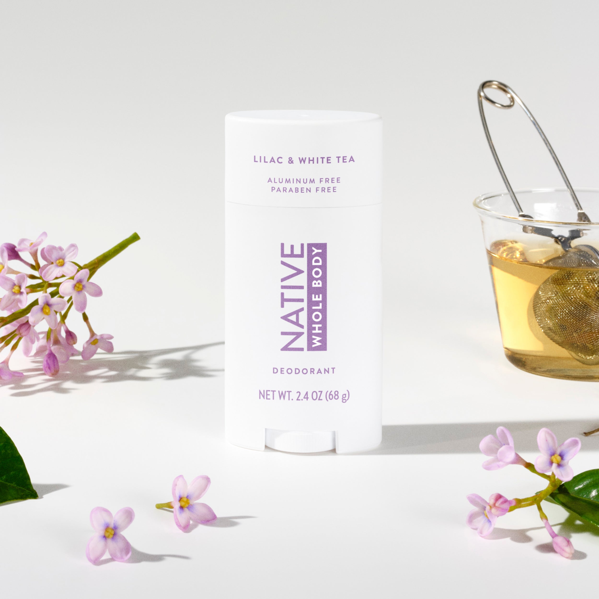 Native Sensitive Whole Body Deodorant | Lilac & White Tea