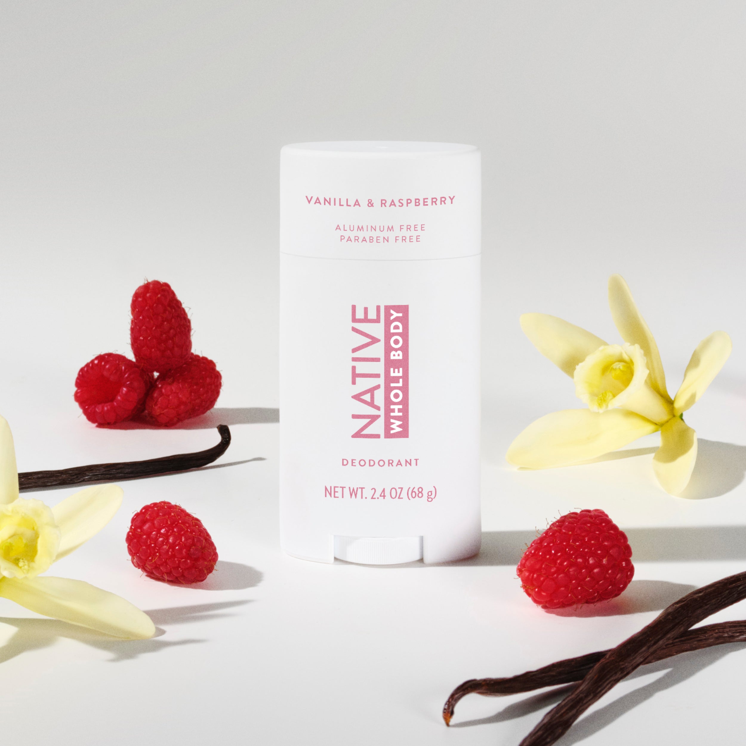 Native Whole Body Deodorant - Vanilla & Raspberry