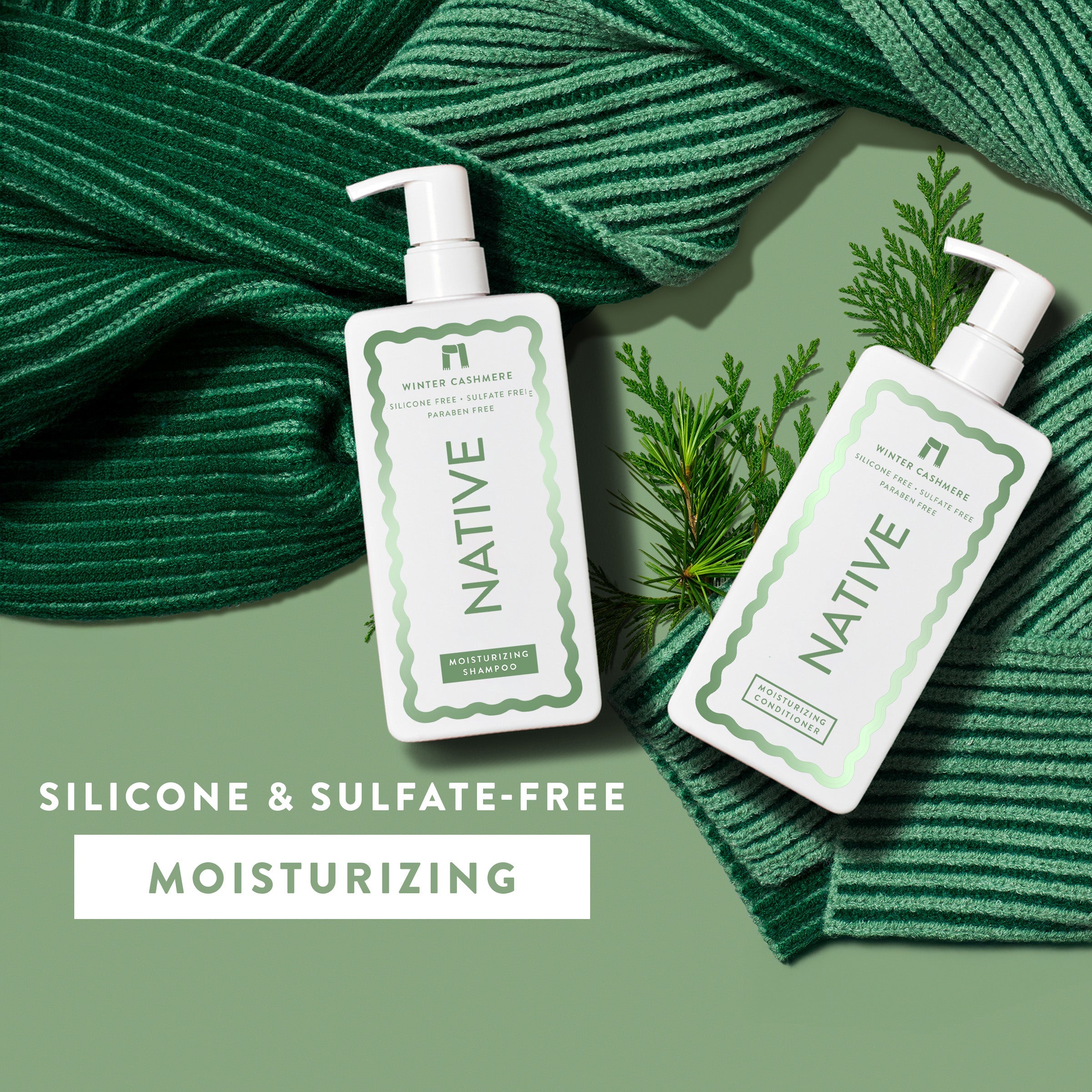 Skin Conditioner ミントグリーン330ml Native Moisturizing Conditioner | Winter Cashmere