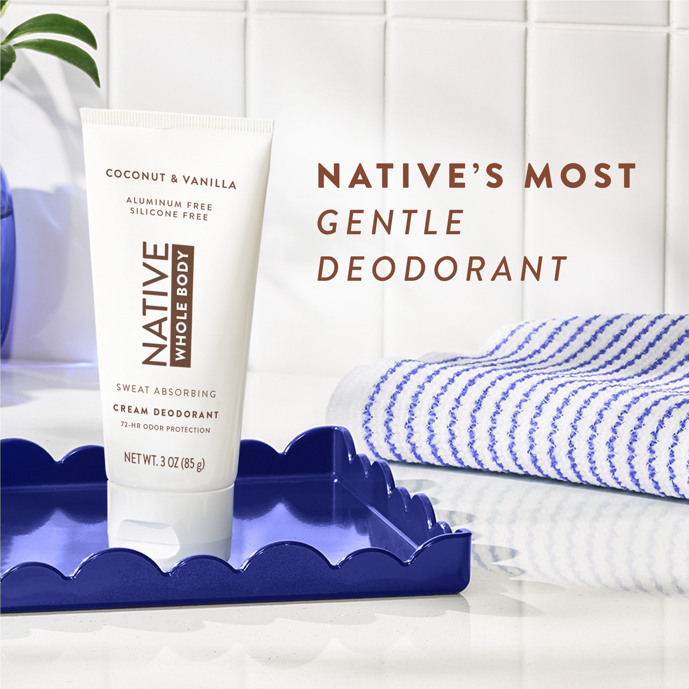 Native Whole Body Deodorant Cream | Sweet Peach & Nectar