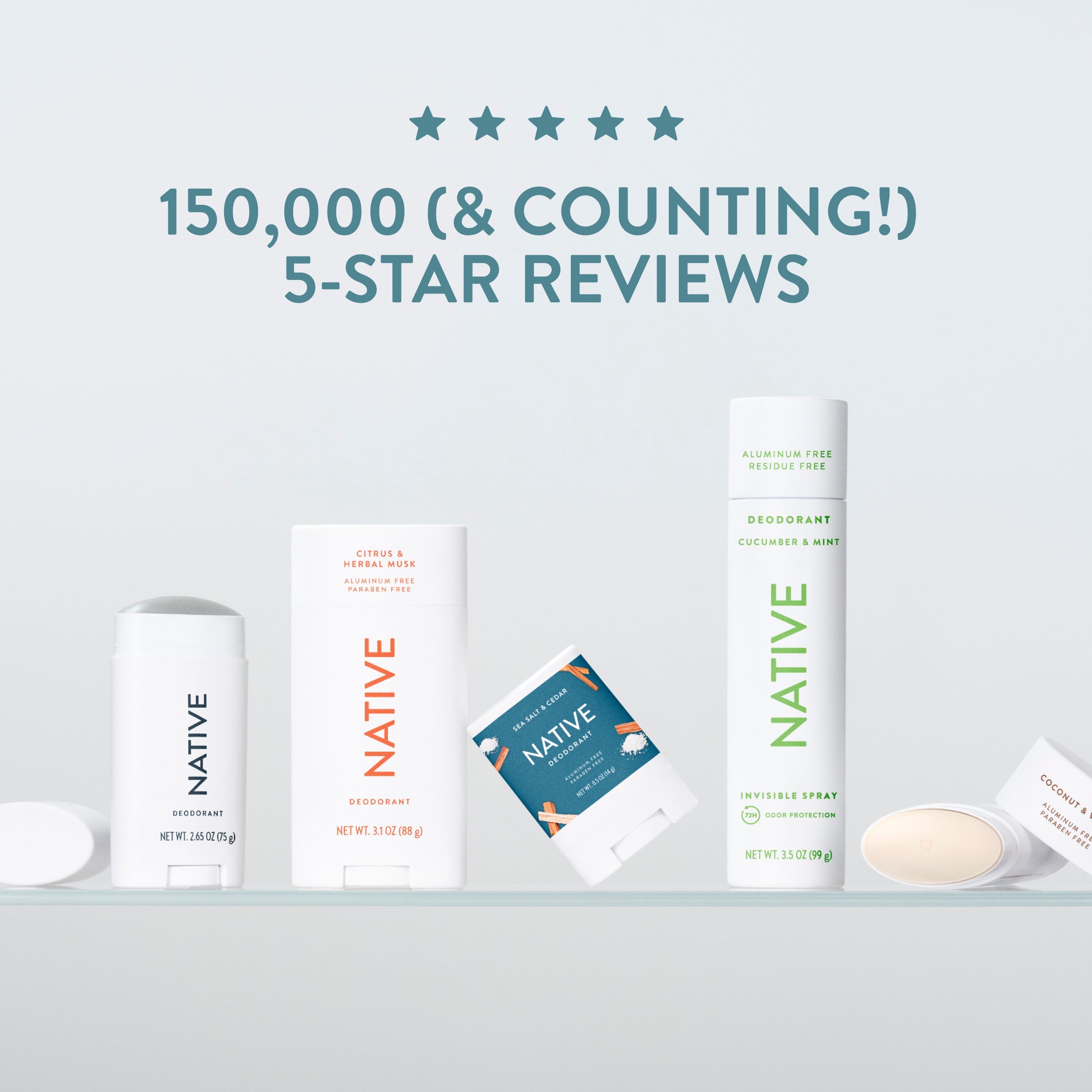 Native Deodorant | Cashmere & Rain