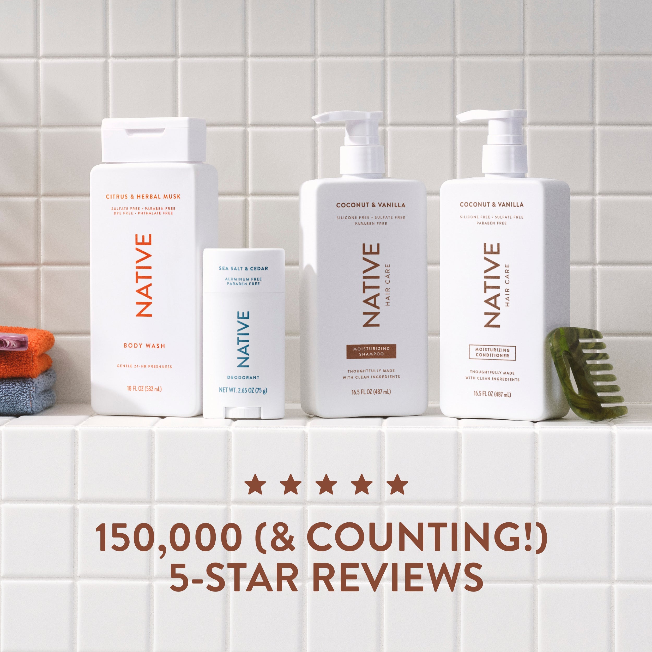 Native Bundle Daily Body Trio | Coconut & Vanilla