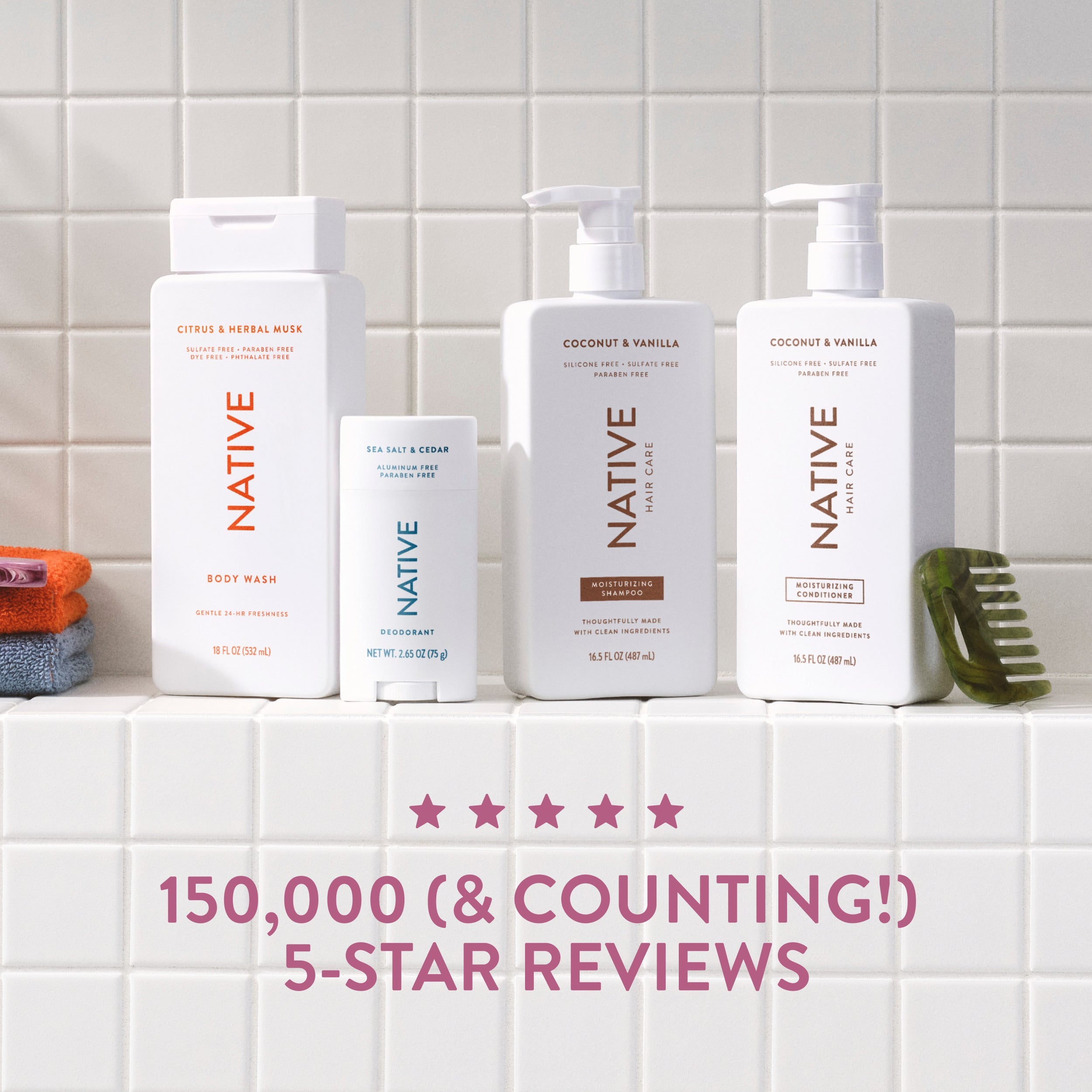 Native Volumizing Shampoo | Vanilla & Cactus Flower