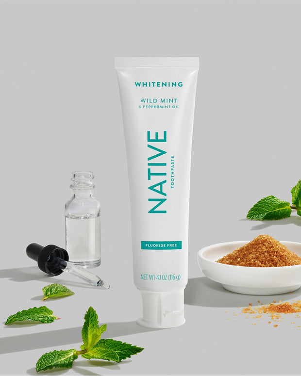 Toothpaste Whitening Wild Mint (Fluoride-Free)